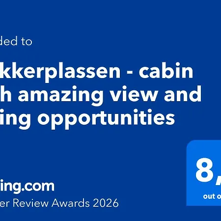 Feriehus Snikkerplassen - With Amazing View And Hiking Opportunities